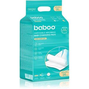 Baboo AirComfort Disposable Absorbing Changing Pads eldobható pelenkázó-alátétek 60x60 cm 20 db kép