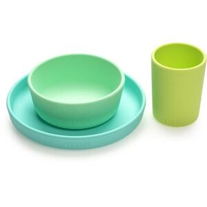 Melii Feeding Set etetőkészlet Mint, Blue, Lime kép