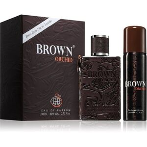 Fragrance World Brown Orchid ajándékszett uraknak 1 db kép