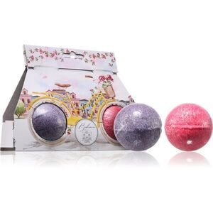 Bohemia Gifts & Cosmetics Bath Bombs Bicycle pezsgő fürdőgolyó illatok Lavender + Rosehip & Rose 2x110 g kép