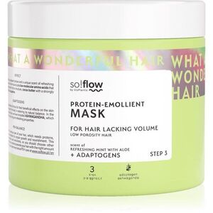 so!flow Low Porosity Hair Protein-Emollient Mask maszk lelapuló hajra 400 ml kép