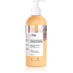 so!flow Medium Porosity Hair Protein-Emollient Conditioner hidratáló és kisimító kondicionáló töredezés ellen 400 ml kép