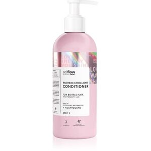so!flow High Porosity Hair Protein-Emollient Conditioner erősítő kondicionáló a töredezett, károsult hajra 400 ml kép
