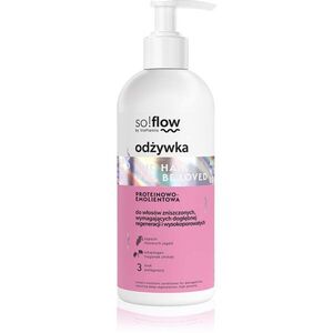 so!flow Damaged Hair Protein-Emollient Conditioner erősítő kondicionáló a károsult hajra 300 ml kép