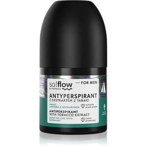 so!flow Men Antiperspirant golyós dezodor roll-on uraknak Tobacco extract scent of Lime with Rosemary 50 ml kép