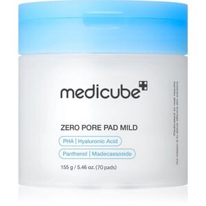 medicube Zero Pore Pad Mild arctisztító peeling párnácskát az érzékeny arcbőrre 70 db kép