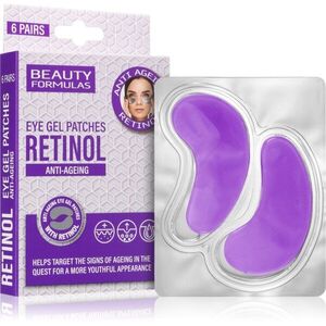 Beauty Formulas Retinol feszesítő géles párnácskák a szemek alá retinollal 6x2 db kép