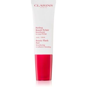 Clarins Beauty Flash Peel tápláló és feltöltő peeling az arcra az azonnali élénkítésért 50 ml kép