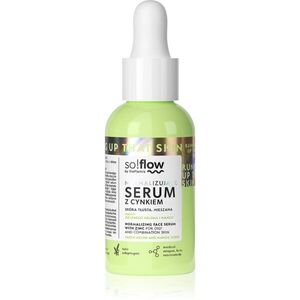 so!flow Normalizing Face Serum With Zinc bőr szérum cinket tartalmaz 30 ml kép
