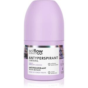 so!flow Antiperspirant golyós dezodor roll-on hölgyeknek Betain Scent Of Forest Fruits 50 ml kép