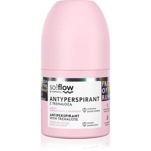 so!flow Antiperspirant golyós dezodor roll-on hölgyeknek Scent of Lychee with Coconut 50 ml kép