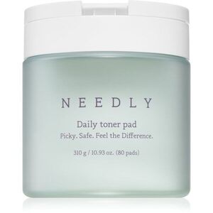 NEEDLY Daily Toner Pad arctisztító peeling párnácskát zsíros és problémás bőrre 80 db kép