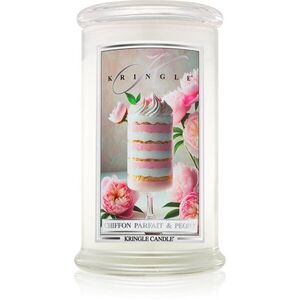 Kringle Candle Chiffon Parfait & Peony illatgyertya 623 g kép