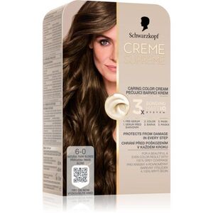 Schwarzkopf Creme Supreme tartós hajfesték árnyalat 6-0 Natural Dark Blonde 60 ml kép