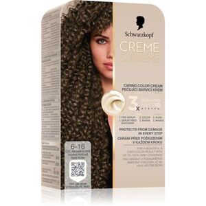Schwarzkopf Creme Supreme tartós hajfesték árnyalat 6-16 Cool Ash Dark Blonde 60 ml kép