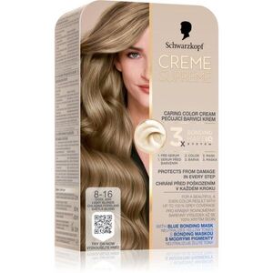 Schwarzkopf Creme Supreme tartós hajfesték árnyalat 8-16 Cool Ash Light Blonde 60 ml kép