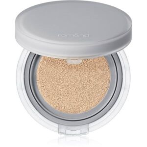 rom&nd Nu Zero Cushion könnyű bőrvédő alapozó sminkszivaccsal az élénk bőrért árnyalat 03 Natural 21 15 g kép