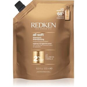 Redken All Soft tápláló sampon száraz és törékeny hajra 500 ml kép