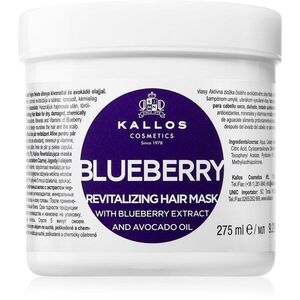 Kallos KJMN Professional Blueberry revitalizáló maszk száraz, sérült, vegyileg kezelt hajra 275 ml kép