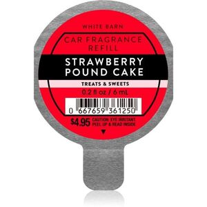 Bath & Body Works Strawberry Pound Cake illat autóba utántöltő 6 ml kép