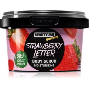Beauty Jar Yummy Strawberry Letter finom hámlasztó krém hidratáló hatással 360 g kép