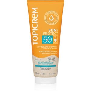 Topicrem Sun Protect Moisturizing Sun Milk SPF50+ hidratáló napozótej SPF 50+ 200 ml kép