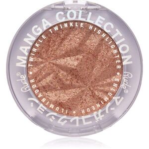 Rude Cosmetics Manga Collection Twinkle Twinkle Highlighter kompakt púderes élénkítő arcra árnyalat Rudeko's Dragon 4 g kép