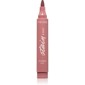 Oriflame The One Stain & Stay hosszan tartó rúzs filctoll forma árnyalat Nude 2.5 g kép