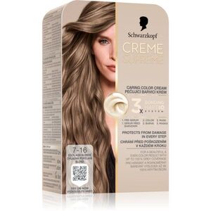 Schwarzkopf Creme Supreme tartós hajfesték árnyalat 7-16 Cool Ash Blonde 60 ml kép