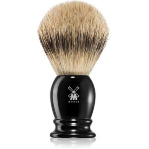 Mühle CLASSIC Silvertip Black borotválkozó ecset borz szőrből közepes 1 db kép