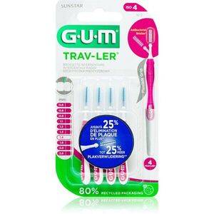 G.U.M Trav-Ler Interdental fogköztisztító kefék 1, 4 mm 4 db kép