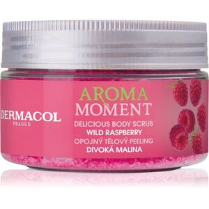 Dermacol Aroma Moment Wild Raspberry cukros test peeling málna illatú 200 g kép