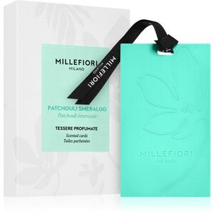 Millefiori Milano Laundry Patchouli Smeraldo illatosító kártya 3 db kép