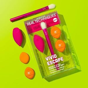 Real Techniques Vivid Escape Bright Eyes Concealer Set alapozószett kép