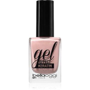 bellaoggi Gel Effect Keratin Nail Polish körömlakk árnyalat Pearl Rose 10 ml kép