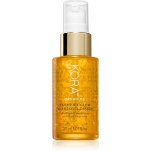 KORA Organics Turmeric Glow Foaming Cleanser tisztító hab az arcra 30 ml kép