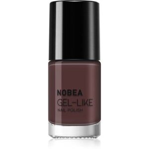 NOBEA Day-to-Day Gel-like Nail Polish körömlakk géles hatással árnyalat Chocolate Mocha 6 ml kép