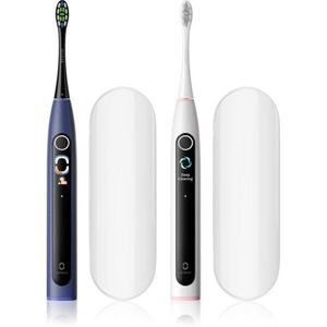 Oclean X Lite Set Duo pack sonic fogkefe dupla csomagolás utazó tokkal Dark Blue+Grey kép