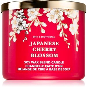 Bath & Body Works Japanese Cherry Blossom illatgyertya 411 g kép