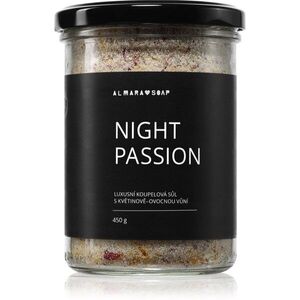 Almara Soap Bath Salt relaxáló fürdősó illattal Night Passion 450 g kép