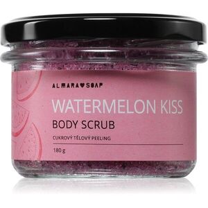 Almara Soap Body Scrub cukros test peeling narancsbőrre illattal Watermelon Kiss 180 g kép
