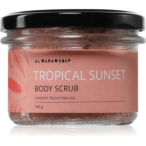 Almara Soap Body Scrub cukros test peeling narancsbőrre illattal Tropical Sunset 180 g kép