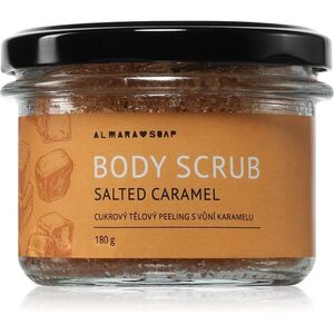 Almara Soap Body Scrub cukros test peeling narancsbőrre illattal Salted Caramel 180 g kép