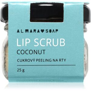 Almara Soap Lip Scrub cukros peeling az ajkakra Coconut 25 g kép