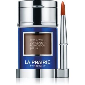 La Prairie Skin Caviar Concealer Foundation alapozó és korrektor SPF 15 árnyalat W-80 Warm Chestnut 30 ml kép