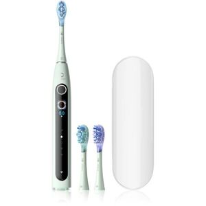 Oclean X Pro 20 Set sonic fogkefe + 2 tartalékfej utazó tokkal Green kép
