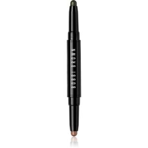 Bobbi Brown Long-Wear Dual-Ended Cream Shadow Stick szemhéjfesték ceruza duo árnyalat Café / Gilded Green 1.6 g kép