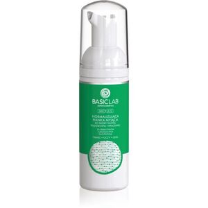 BasicLab Dermocosmetics Micellis finoman tisztító hab az aknéra hajlamos zsíros bőrre 50 ml kép