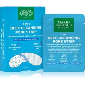 Mario Badescu 2-in-1 Deep Cleansing Pore Strip tapasz problémás bőrre 2 az 1-ben 6 db kép