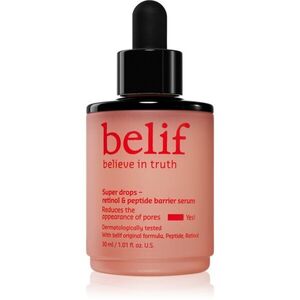 belif Super Drops Retinol & Peptide Barrier Serum intenzíven feszesítő szérum peptidekkel 30 ml kép
